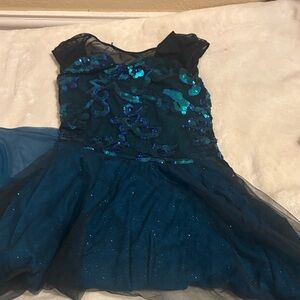 Kids blue lyrical costume